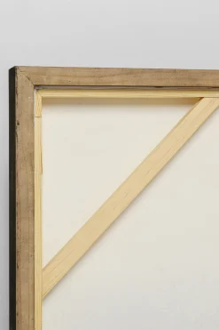 Obrazy*KARE Design Obraz Abstrakcyjny Ręcznie Malowany Niebieski 90x120 Cm