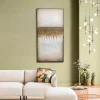 Obrazy*KARE Design Obraz Akrylowy Abstract Fields 100x200 Cm