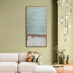 Obrazy*KARE Design Obraz Akrylowy Abstract Horizon 100x200 Cm