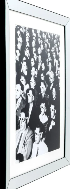 Obrazy*KARE Design Obraz Audience 86x106 Cm - Rama Lustrzana