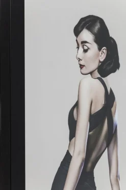 Obrazy*KARE Design Obraz Audrey 108x172 Cm Czarno-biały