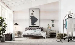 Obrazy*KARE Design Obraz Audrey 108x172 Cm Czarno-biały