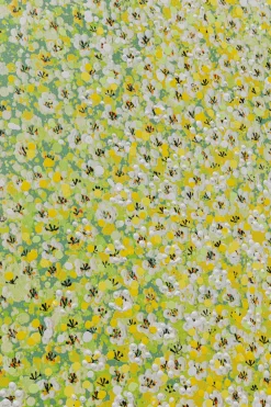 Obrazy*KARE Design Obraz łódź I Białe Kwiaty 80x100 Cm Zielone Tło