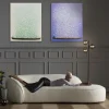 Obrazy*KARE Design Obraz łódź I Zielone Kwiaty 80x100 Cm Beżowe Tło