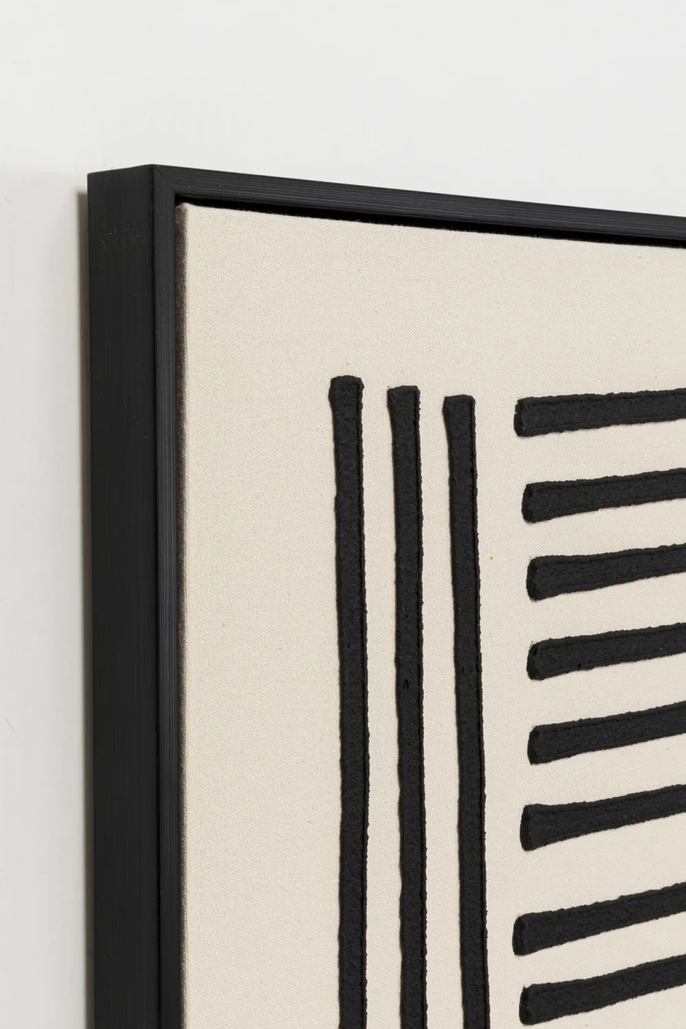 Obrazy*KARE Design Obraz Do Salonu Artystyczne Linie Czarne 73x113 Cm