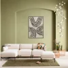 Obrazy*KARE Design Obraz Do Salonu Artystyczne Wzory Czarne 73x113 Cm