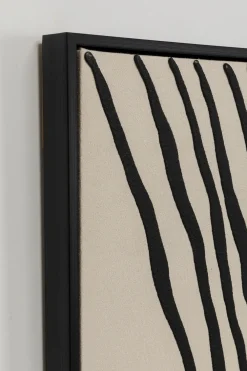 Obrazy*KARE Design Obraz Do Salonu Artystyczne Wzory Czarne 73x113 Cm