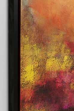 Obrazy*KARE Design Obraz Do Salonu Duży Ręcznie Malowany Odcienie Czerwieni 125x215 Cm