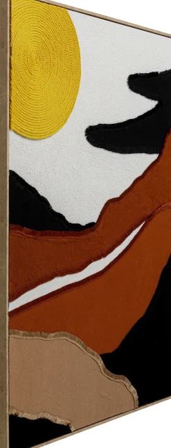 Obrazy*KARE Design Obraz Do Salonu Kolorowy Wschód Słońca 73x113 Cm