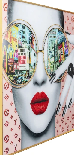 Obrazy*KARE Design Obraz Do Salonu Nowoczesny Times Square 120x120 Cm