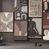 Obrazy*KARE Design Obraz Do Salonu Odcienie Brązu 73x113 Cm