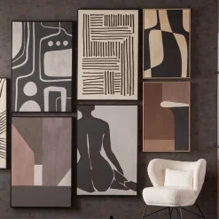 Obrazy*KARE Design Obraz Do Salonu Z Odcieniami Brązu 63x93 Cm