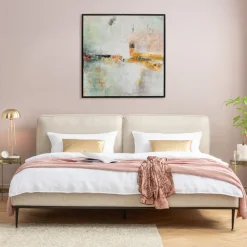 Obrazy*KARE Design Obraz Dust Gold 120x120 Cm
