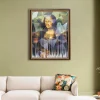 Obrazy*KARE Design Obraz Ma­de­moi­selle Lisa 130x163 Cm