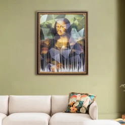 Obrazy*KARE Design Obraz Mademoiselle Lisa 130x163 Cm