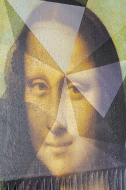 Obrazy*KARE Design Obraz Ma­de­moi­selle Lisa 130x163 Cm