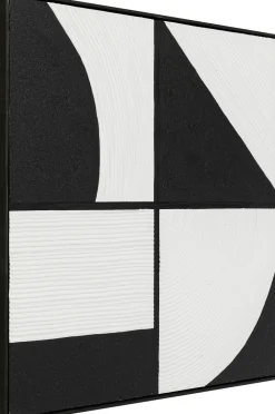 Obrazy*KARE Design Obraz Modulo 100x100 Cm Czarno-biały