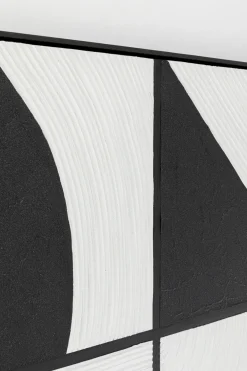 Obrazy*KARE Design Obraz Modulo 100x100 Cm Czarno-biały