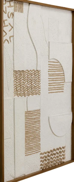 Obrazy*KARE Design Obraz Sandy Geometric 81x122 Cm
