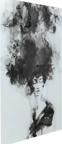 Obrazy*KARE Design Obraz Smokey Hair 100x150 Cm Szary