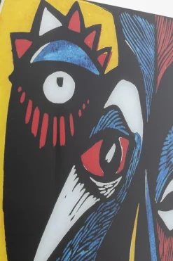 Obrazy*KARE Design Obraz Szklany Kolorowy Awangardowy 150x100 Cm