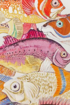 Obrazy*KARE Design Obraz Touched Fish Meeting One 75x100 Cm