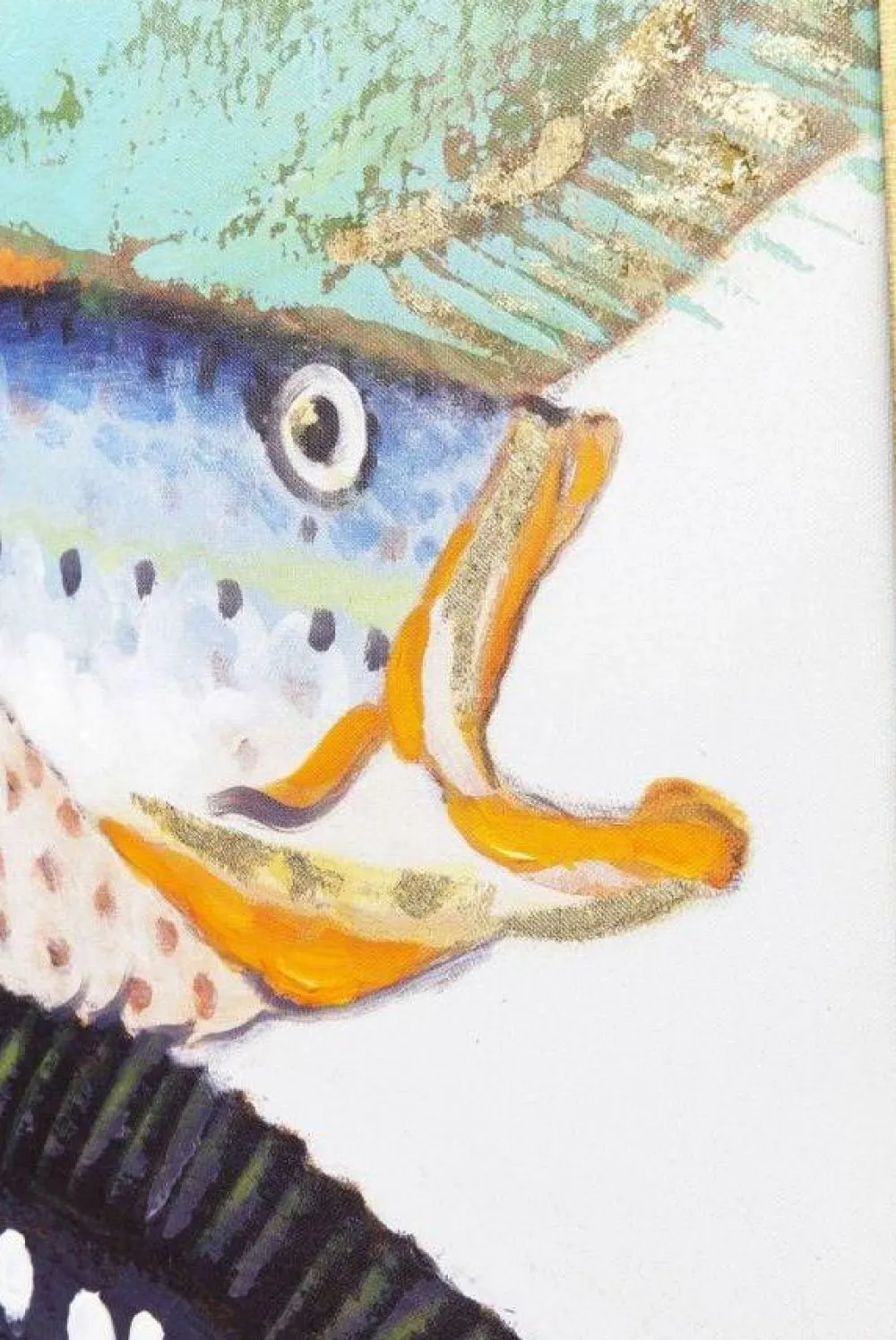 Obrazy*KARE Design Obraz Touched Fish Meeting Two 70x100 Cm