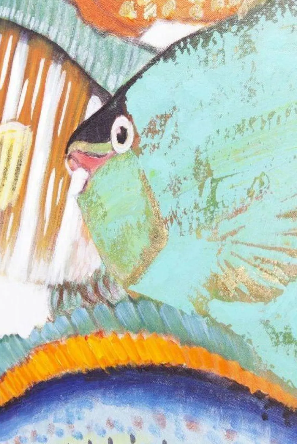 Obrazy*KARE Design Obraz Touched Fish Meeting Two 70x100 Cm