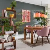 Obrazy*KARE Design Obraz Touched Flamingo Meeting 90x120 Cm