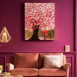 Obrazy*KARE Design Obraz Touched Flower Couple 80x100 Cm