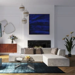 Sofy Modułowe*KARE Design Otoman Infinity Chenille 182x117 Cm Szary Prawy