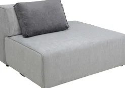 Sofy Modułowe*KARE Design Otoman Infinity Chenille 120x100 Cm Szary