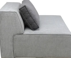 Sofy Modułowe*KARE Design Otoman Infinity Chenille 120x100 Cm Szary