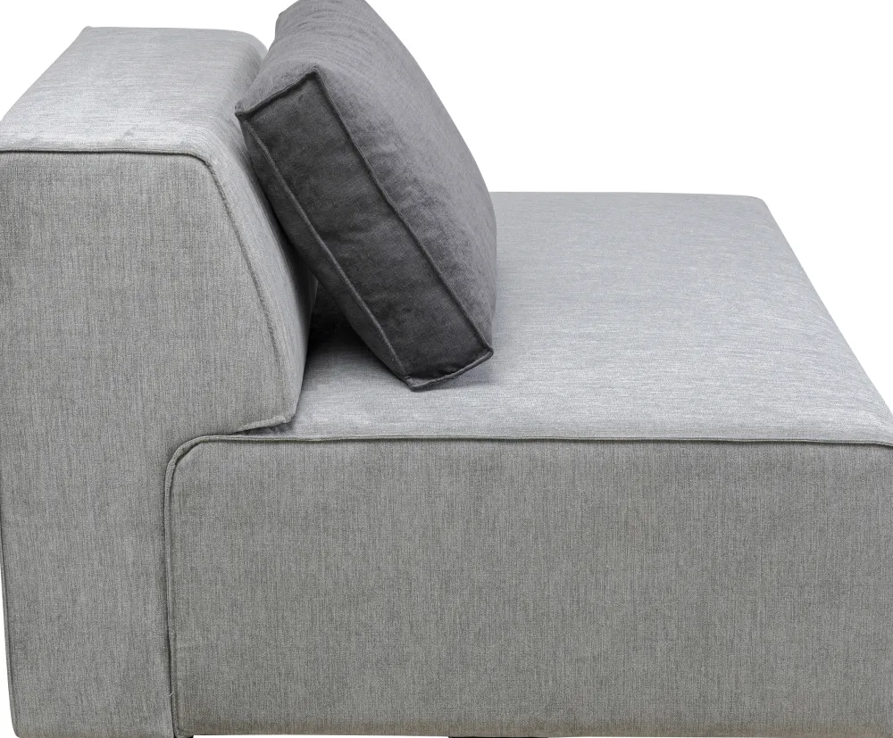 Sofy Modułowe*KARE Design Otoman Infinity Chenille 120x100 Cm Szary