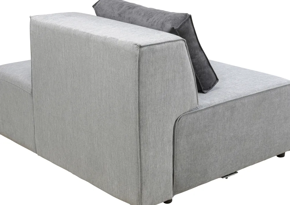 Sofy Modułowe*KARE Design Otoman Infinity Chenille 120x100 Cm Szary