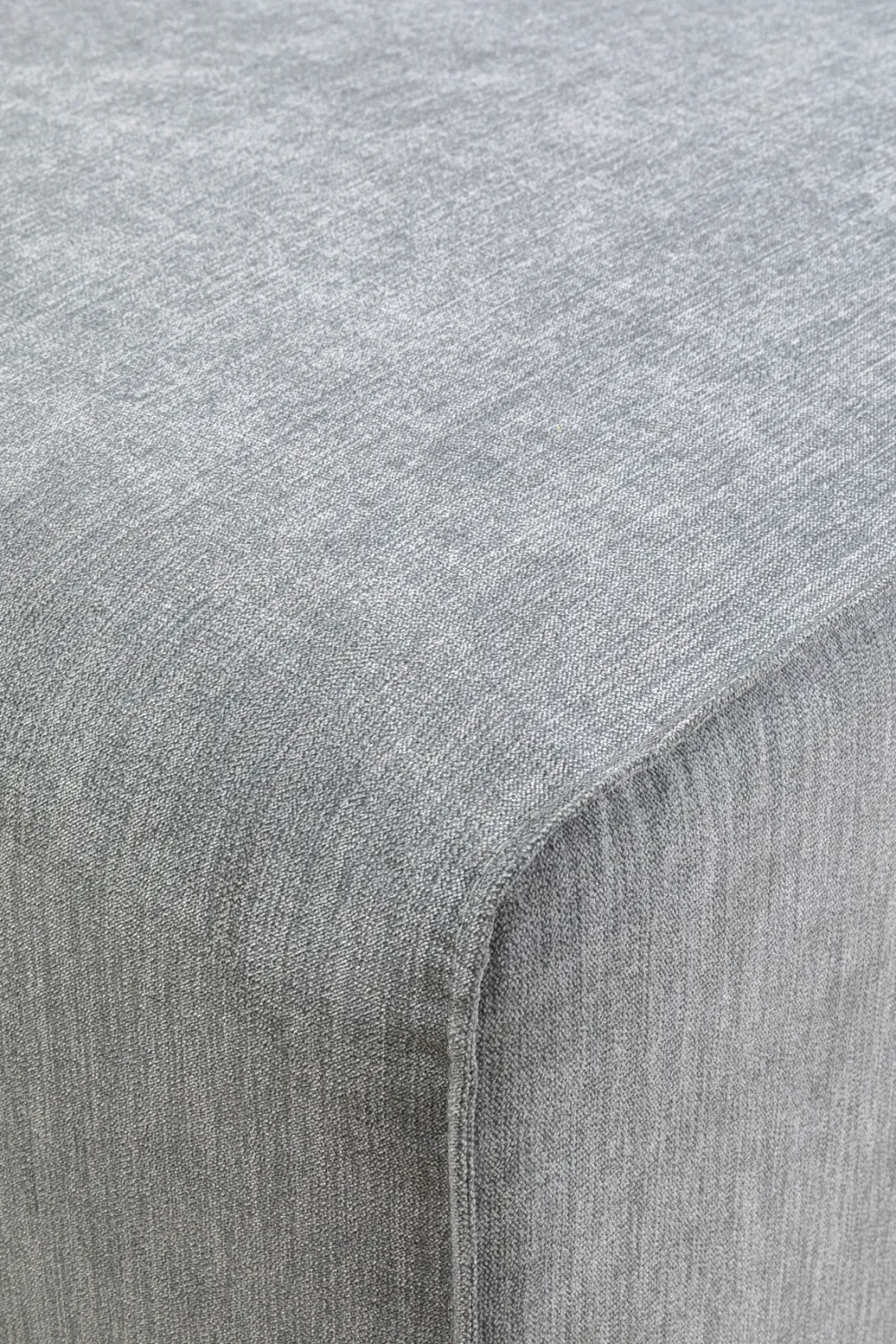Sofy Modułowe*KARE Design Otoman Infinity Chenille 120x100 Cm Szary