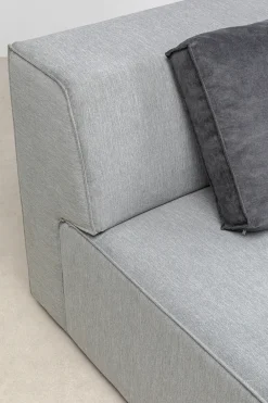 Sofy Modułowe*KARE Design Otoman Infinity Chenille 120x100 Cm Szary