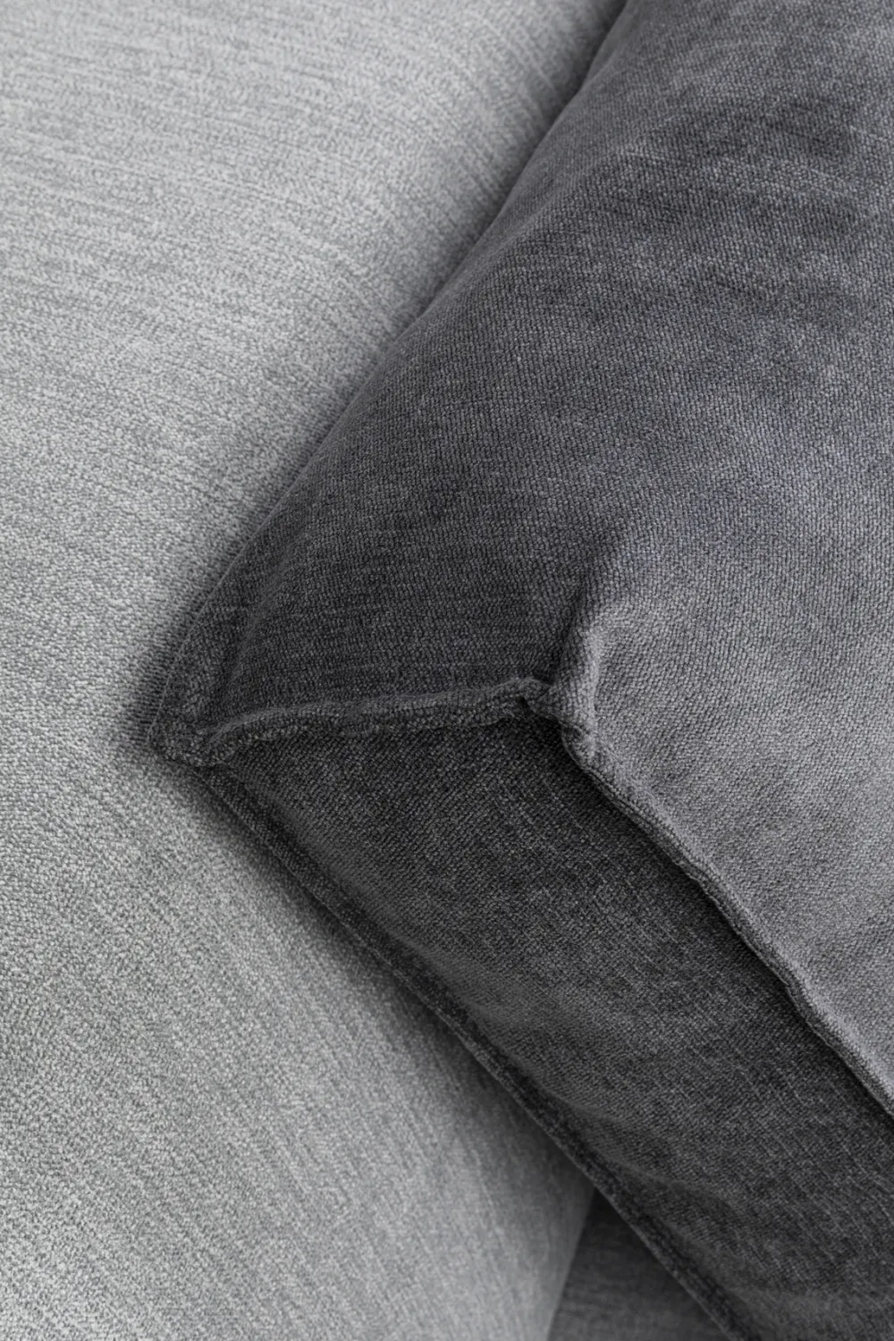 Sofy Modułowe*KARE Design Otoman Infinity Chenille 120x100 Cm Szary