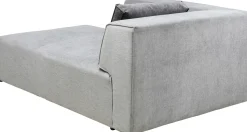 Sofy Modułowe*KARE Design Otoman Infinity Chenille 182x117 Cm Szary Lewy