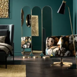 Parawany*KARE Design Parawan Swing 105x170 Cm Złoty