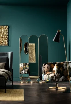 Parawany*KARE Design Parawan Swing 105x170 Cm Złoty