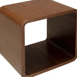 Półki*KARE Design Półka Cube Fornirowana Orzech 45x45 Cm