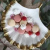 Zastawa Stołowa*KARE Design Półmisek Ginkgo Elegance Rim 28x28 Cm