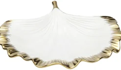 Zastawa Stołowa*KARE Design Półmisek Ginkgo Elegance Rim 28x28 Cm