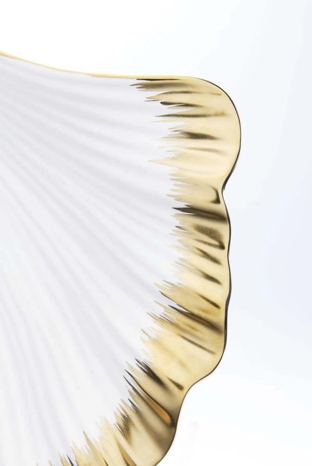 Zastawa Stołowa*KARE Design Półmisek Ginkgo Elegance Rim 28x28 Cm