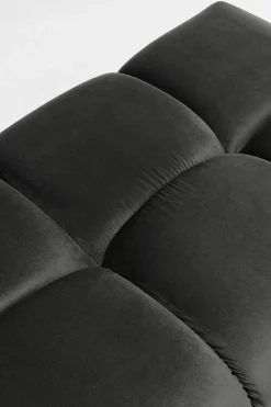 Taborety*KARE Design Podnóżek Belami Velvet 105x70 Cm Szary