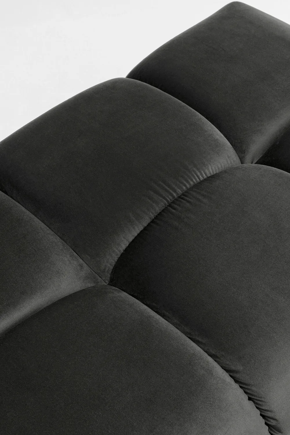 Taborety*KARE Design Podnóżek Belami Velvet 105x70 Cm Szary