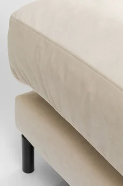 Taborety*KARE Design Podnóżek Discovery 102x102 Cm Kremowy