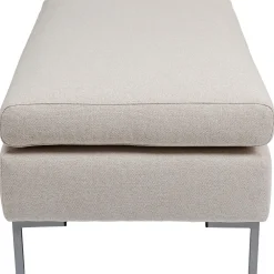 Taborety*KARE Design Podnóżek Gianni 130x62 Cm Kremowy