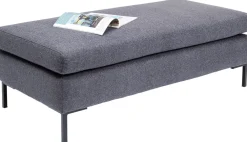 Taborety*KARE Design Podnóżek Gianni 130x62 Cm Szary